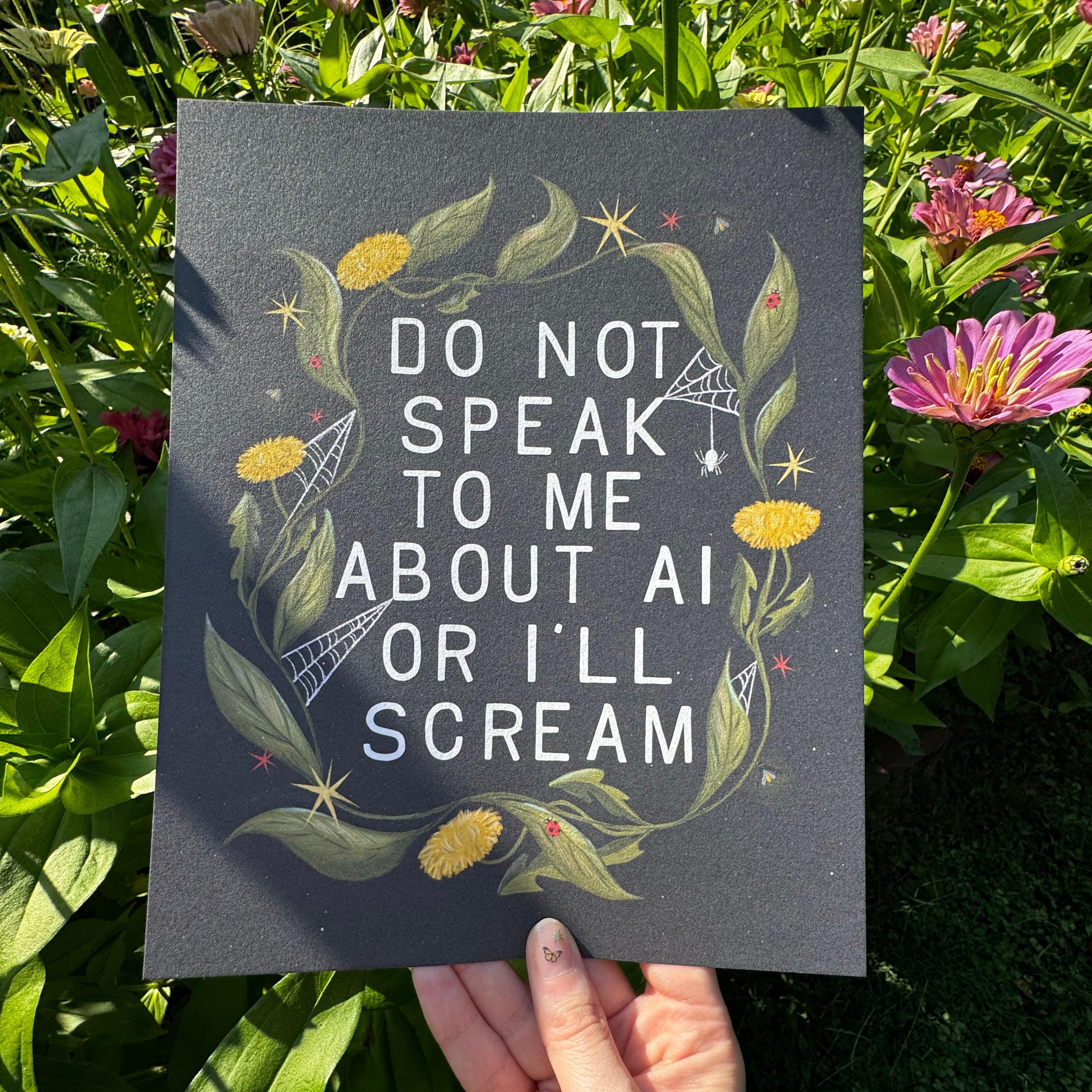 Do Not Speak To Me About AI or I’ll Scream Print