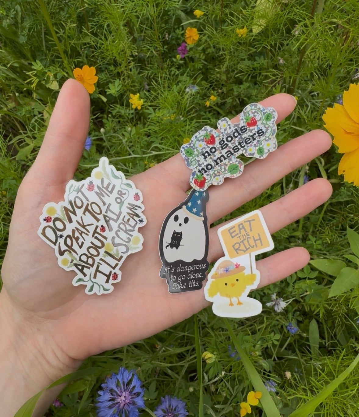 Whoops! These stickers are too small.